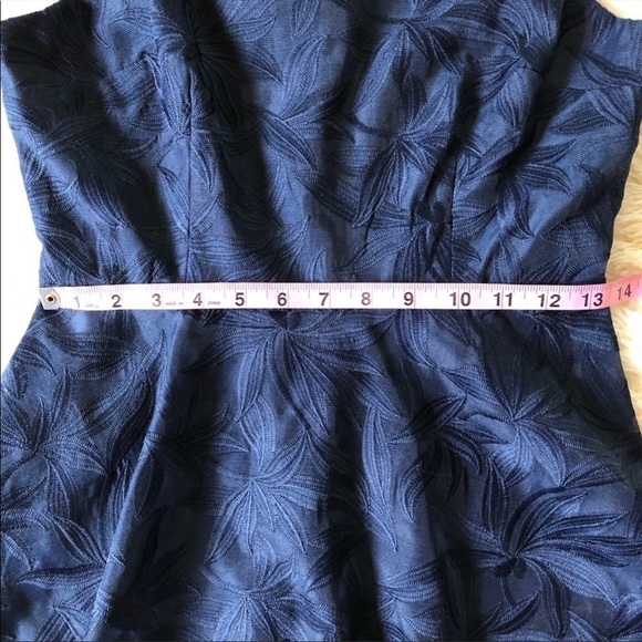 Keepsake the Label Dress Embroidered Organza Jacquard Navy M - Picture 11 of 13
